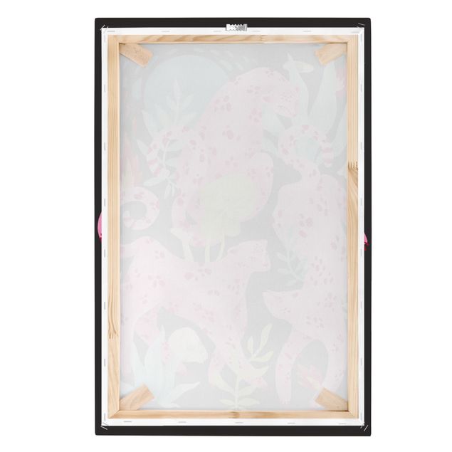 Animal canvas Pink Leopards
