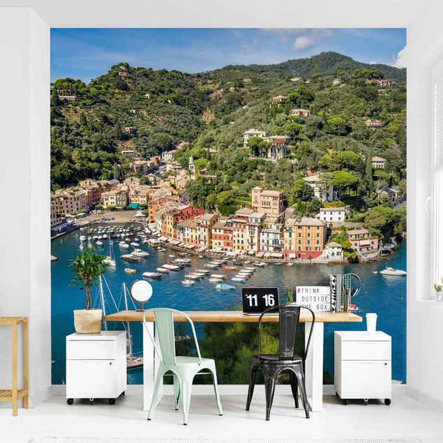 Contemporary wallpaper Portofino Harbour