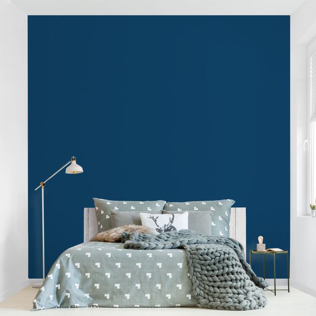 Wallpapers plain Prussian Blue