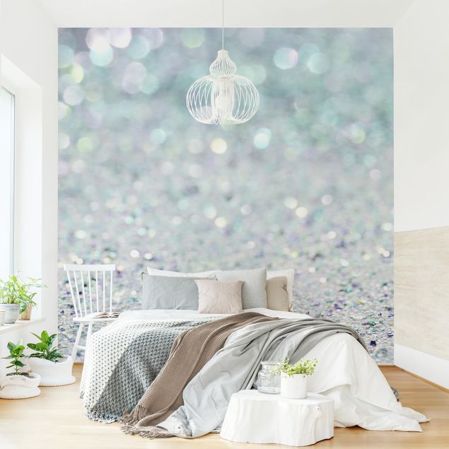 Kitchen Princess Glitter Landscape In Mint Colour