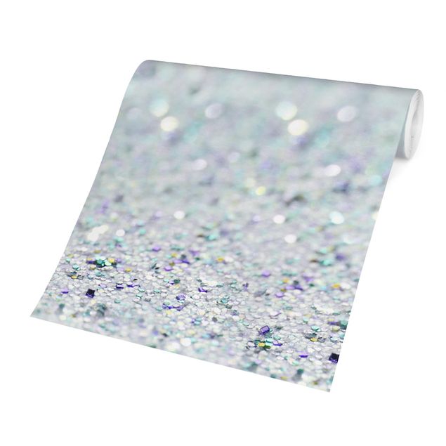 Wallpapers stone Princess Glitter Landscape In Mint Colour