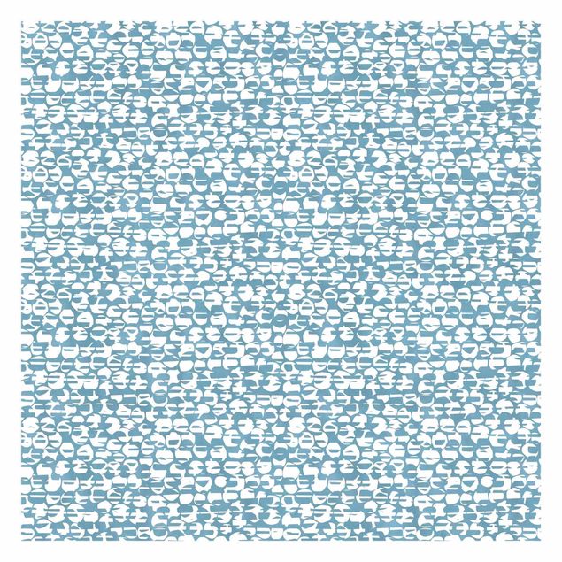 Self adhesive wallpapers Moving Dots Blue