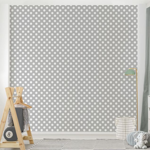 Wallpapers patterns White Dots On Grey