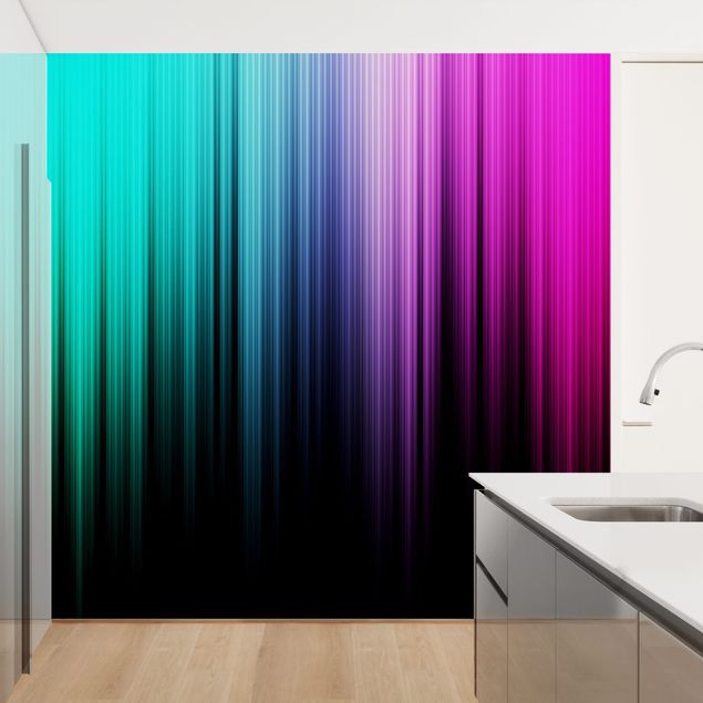 Blue wallpaper Rainbow Display