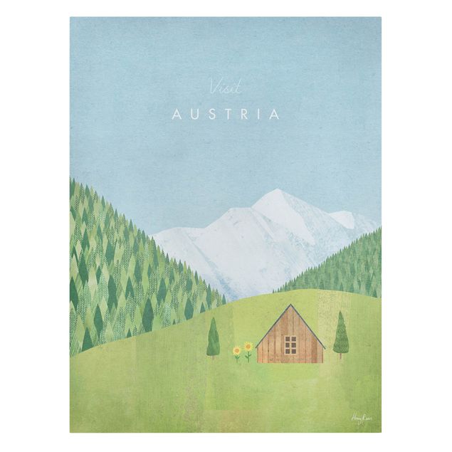 Canvas art prints Tourism Campaign - Austria