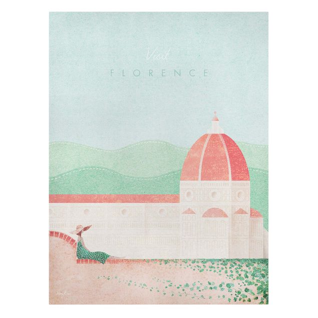 Canvas art prints Tourism Campaign - Florence