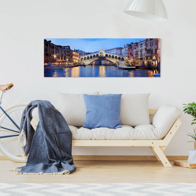 Italy canvas wall art Rialto Bridge In Venice