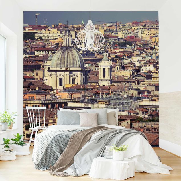 Contemporary wallpaper Rome Rooftops