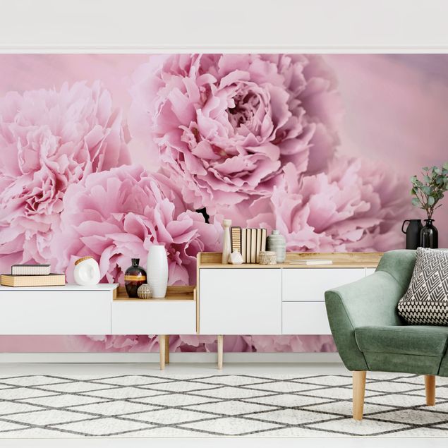 Wallpapers rose Pink Peonies