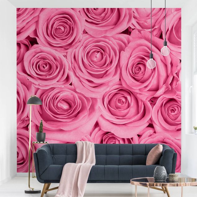 Kitchen Pink Roses