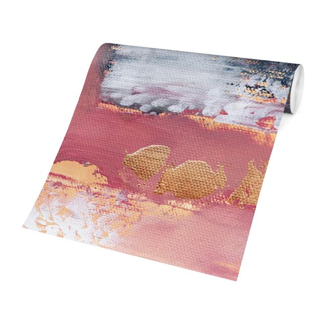 Elisabeth Fredriksson poster Pink Storm With Gold