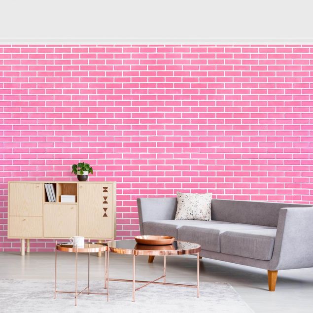 Wallpapers brick Pink Brick Wall