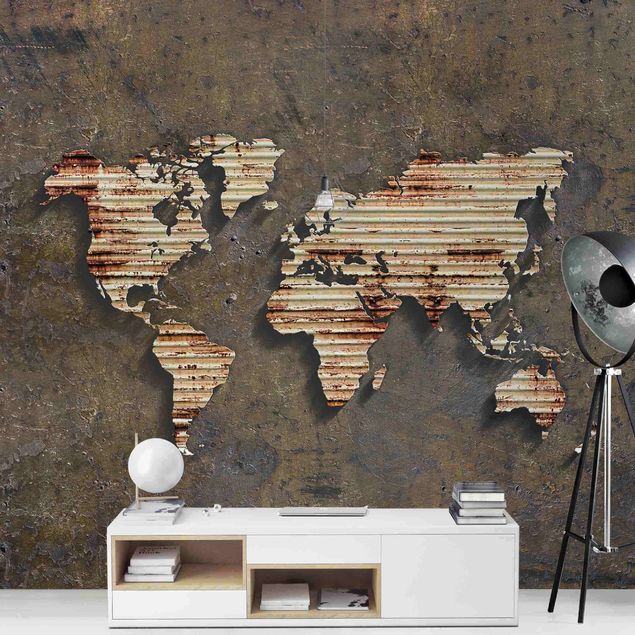 Wallpapers modern Rust World Map