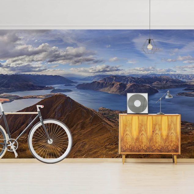 Contemporary wallpaper Roys Peak In New Zealand