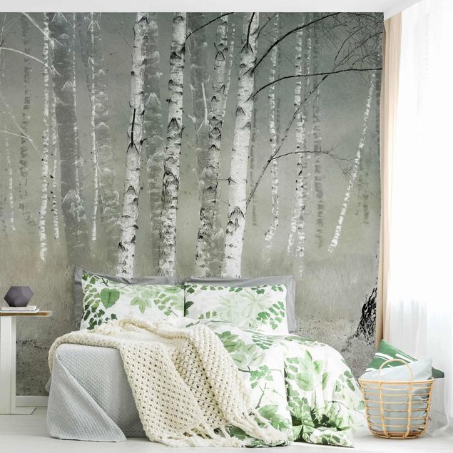 Contemporary wallpaper Dormant Birch Forest