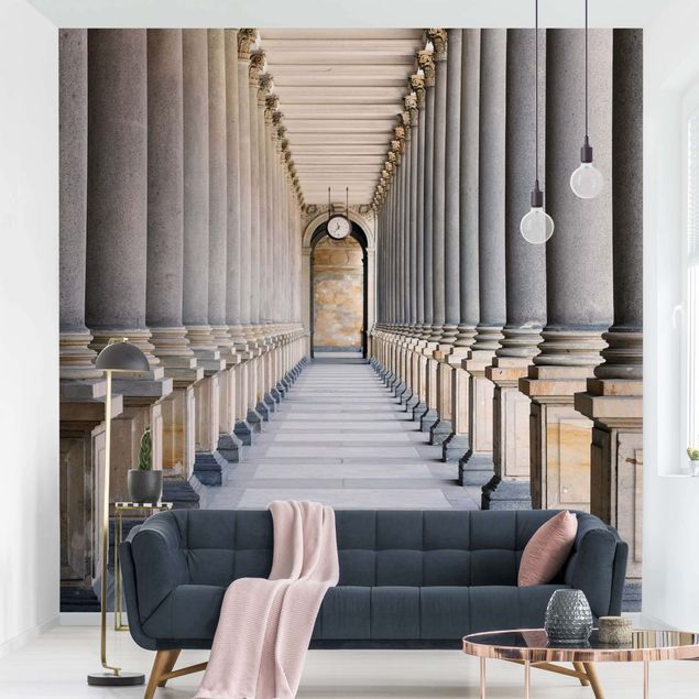 Contemporary wallpaper Columns In The Mill Colonnade In Karlovy Vary