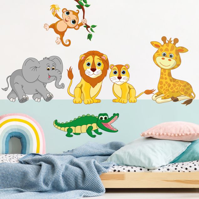 Nursery decoration Safari animals set