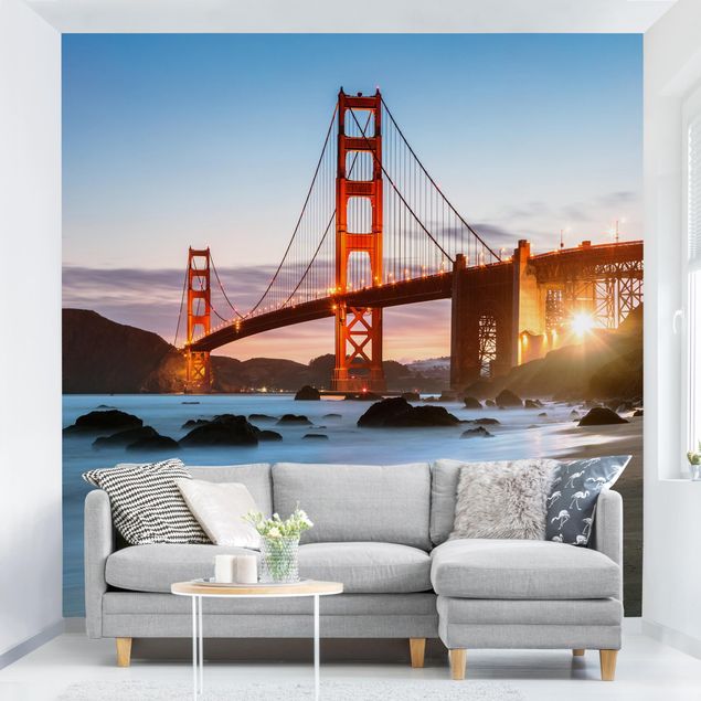 Wallpapers coast Twilight In San Francisco