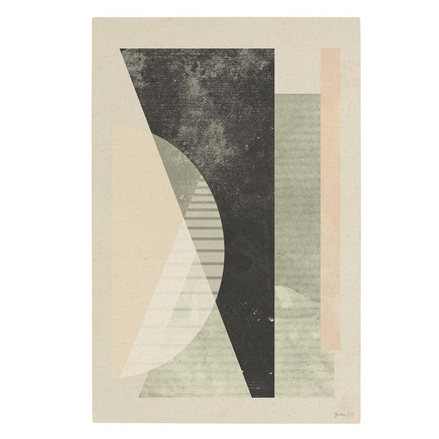 Canvas prints Delicate Bauhaus With Structure