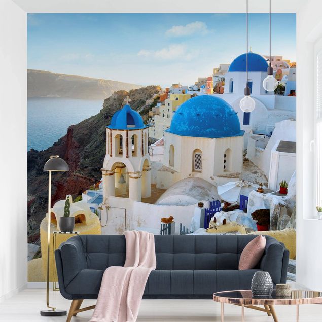 Wallpapers modern Santorini