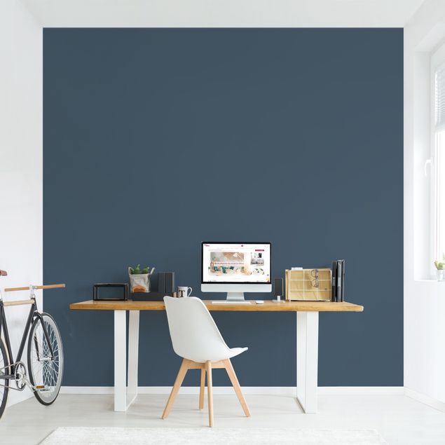 Peel and stick wallpaper Slate Blue