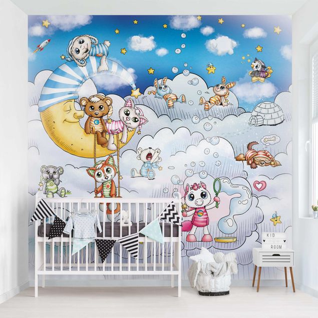 Nursery decoration Nightcaps - In The Clouds