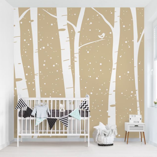 Wallpapers modern Snowconcert Between Birches