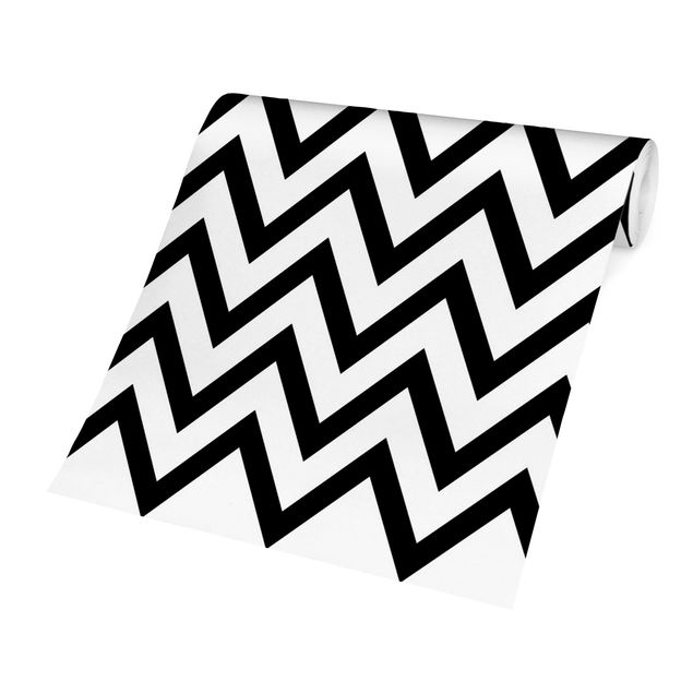 Wallpapers patterns Black And White Zigzag