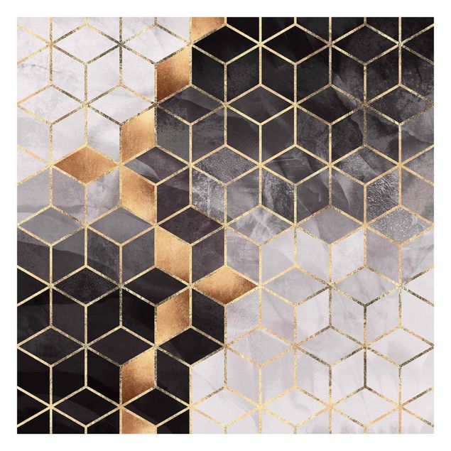 Elisabeth Fredriksson Black And White Golden Geometry