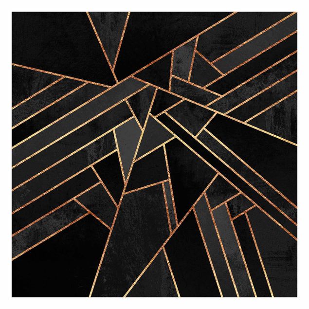Elisabeth Fredriksson poster Black Triangles Gold