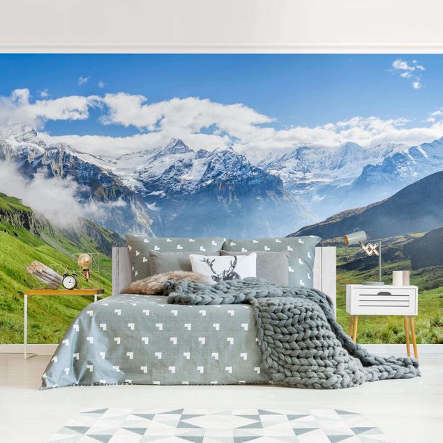 Wallpapers mountain Swiss Alpine Panorama
