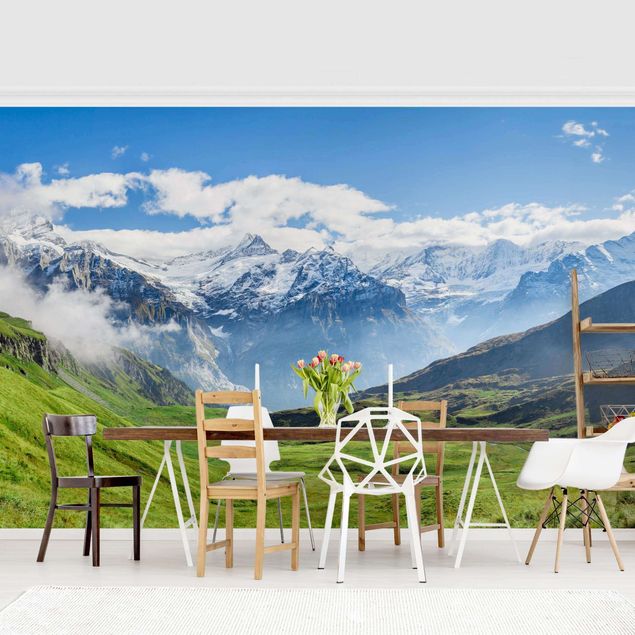 Wallpapers landscape Swiss Alpine Panorama