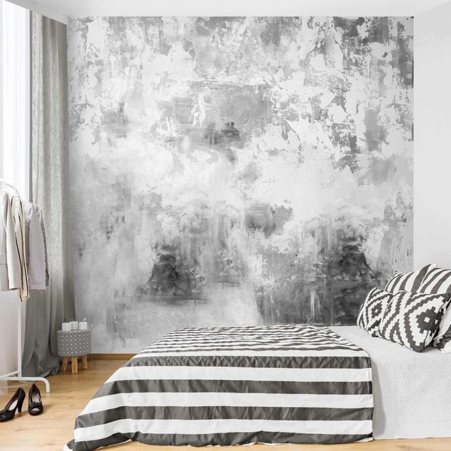 Wallpapers patterns Shabby Concrete Wall Plaster Grey
