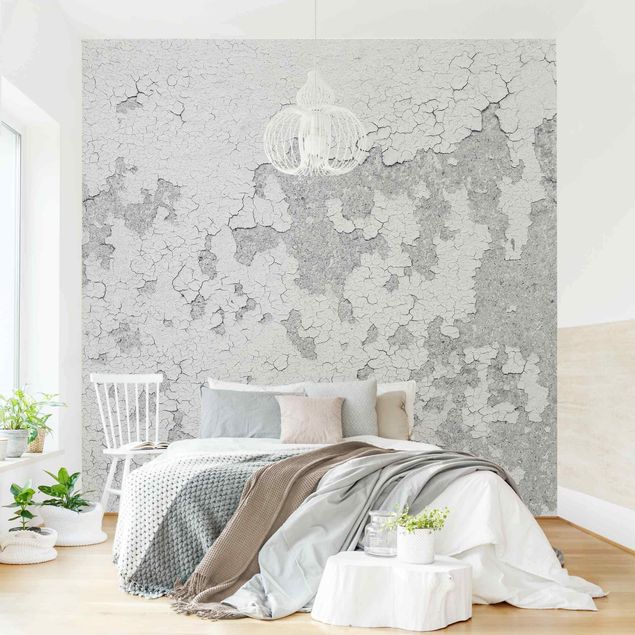 Contemporary wallpaper Shabby Plaster In Grey
