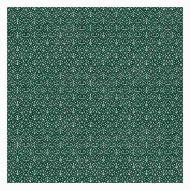Wallpapers green Emerald Art Deco Line Pattern