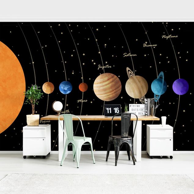 Wallpapers black Solar System