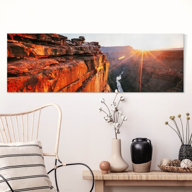 Landscape wall art Sun In Grand Canyon