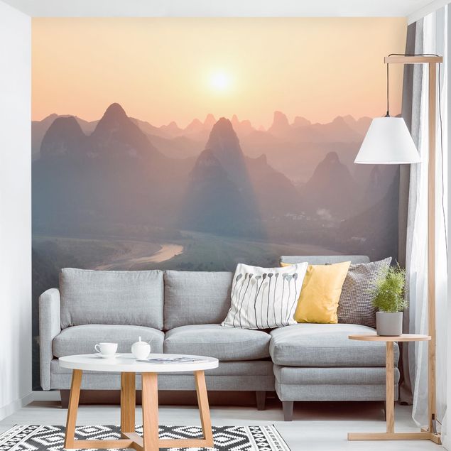 Wallpapers mountain Sunrise In Mountainous Landscape