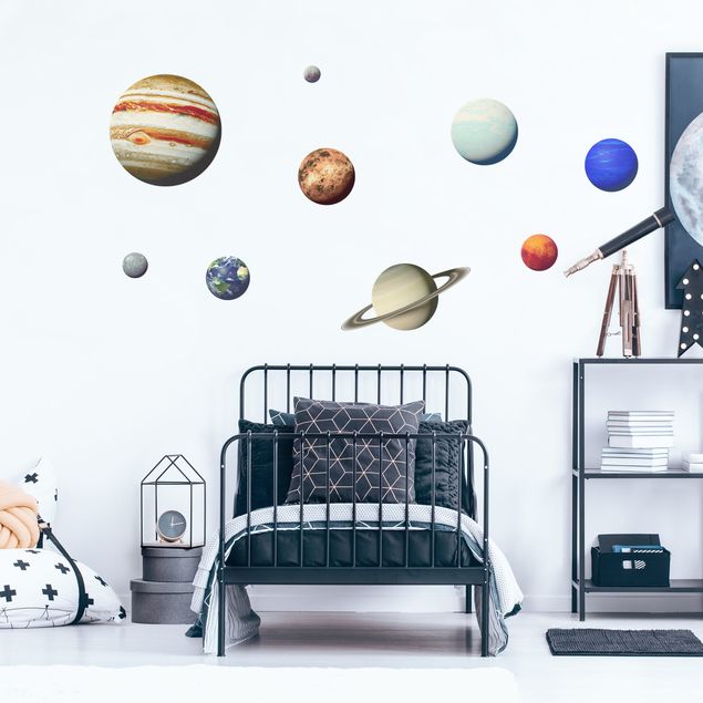 Wall stickers Solar system with planet