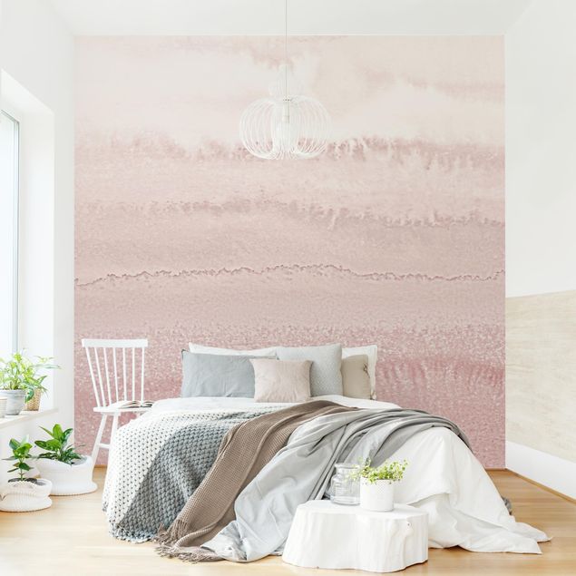 Wallpapers modern Play Of Colours In Light Pink