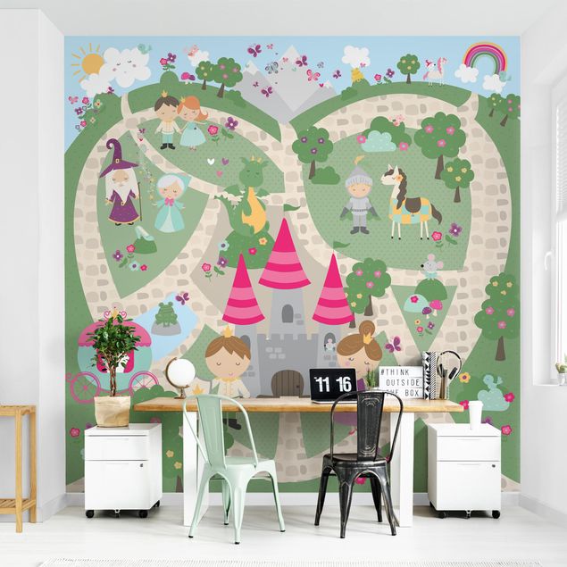 Wallpapers modern Playoom Mat Wonderland - The Path To The Castle