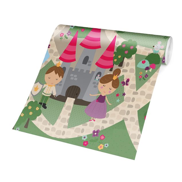 Self adhesive wallpapers Playoom Mat Wonderland - The Path To The Castle