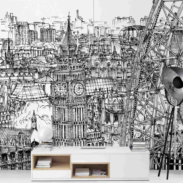 Wallpapers modern City Study - London Eye