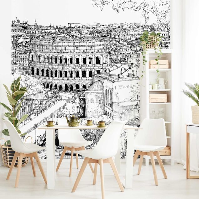 City skyline wallpaper City Study - Rome