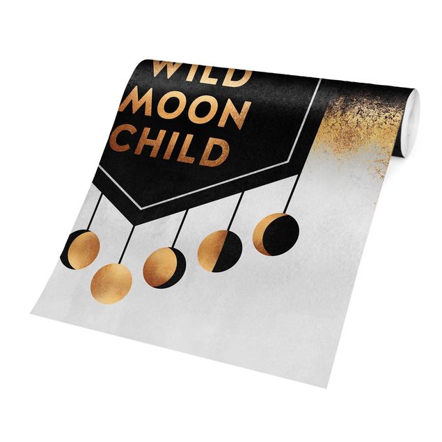 Peel and stick wallpaper Stay Wild Moon Child