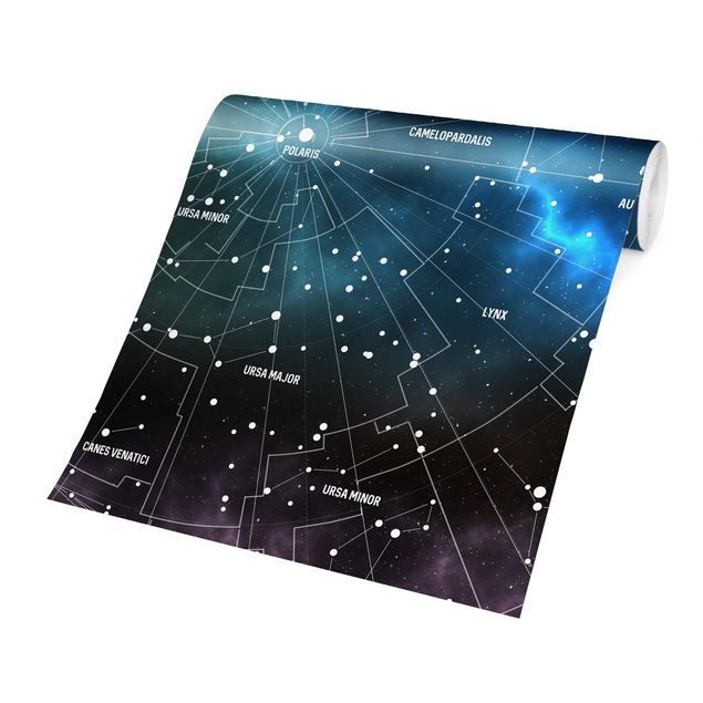 World map wallpaper Stellar Constellation Map Galactic Nebula