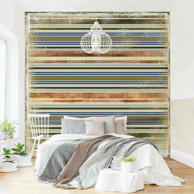 Horizontal striped wallpaper Streaky II