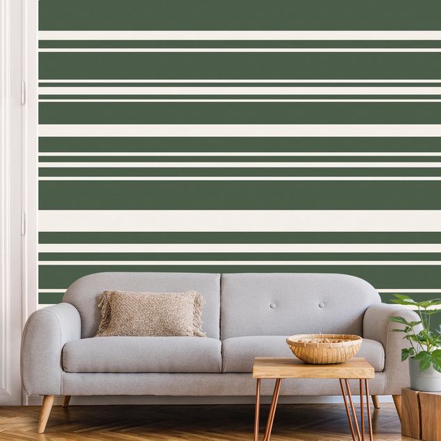 Wallpapers patterns Stripes On Green Backdrop