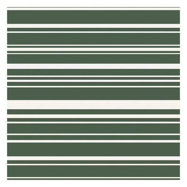 Adhesive wallpaper Stripes On Green Backdrop