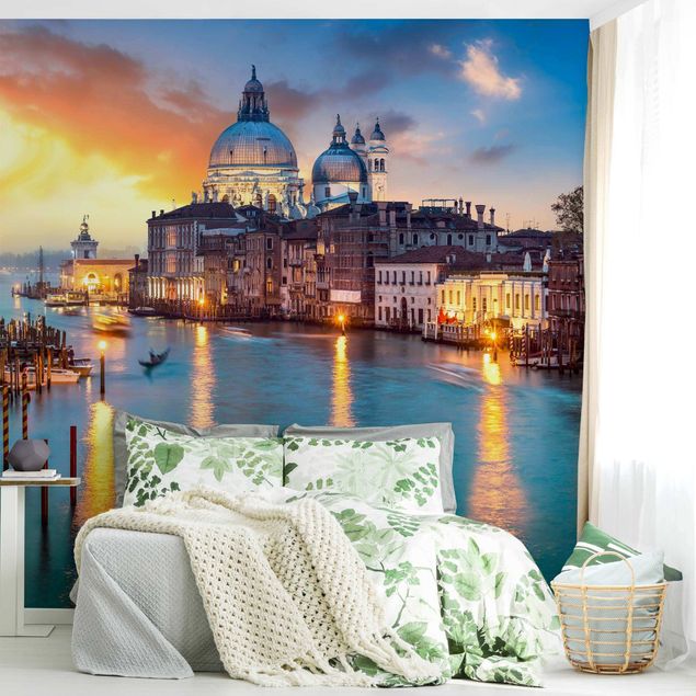 Contemporary wallpaper Sunset in Venice